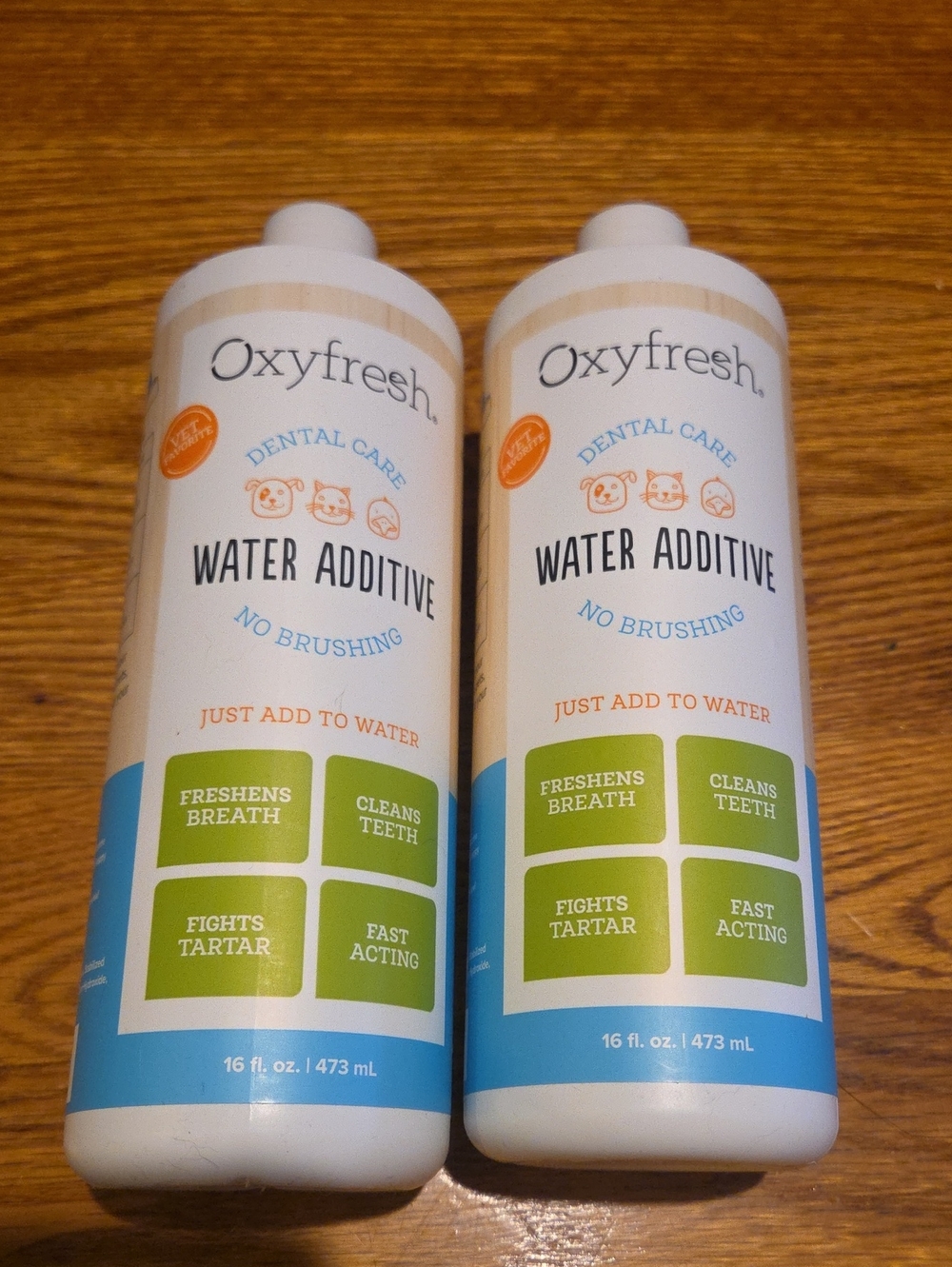 Oxyfresh Premium Pet Dental Care Solution Water Additive: Fights Tartar & Plaque